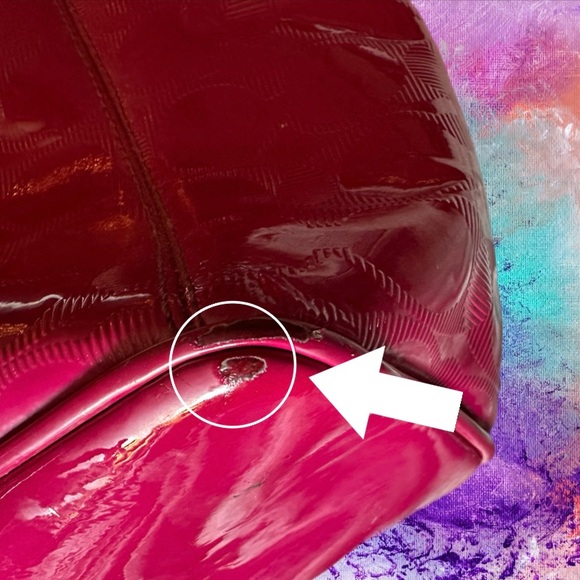 Coach Patent Leather Peyton Tote in Fuchsia - Picture 10 of 15